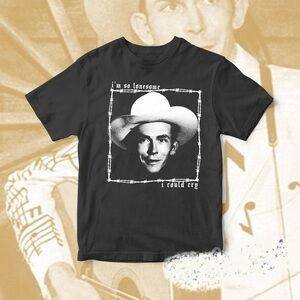Hank Williams - I_m So Lonesome I Could Cry - Country Punk Tribute T-Shirt